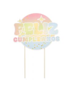 Topper estampado multicolor