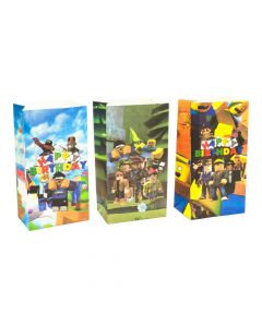 Bolsa estampado 8und multicolor