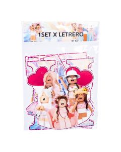 Letrero Roblox Girl