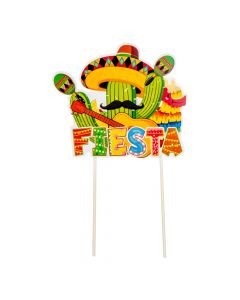 Topper estampado multicolor