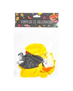 Globo látex estampado 10und multicolor surtido