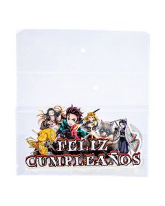 Topper Demon Slayer cumpleaños