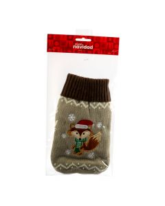 Abrigo navideño afelpado M