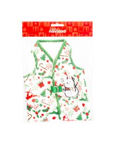 Abrigo navideño afelpado mascotas S