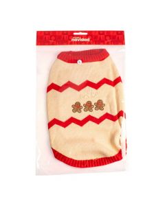 Abrigo navideño estampado L