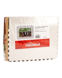 Rascador cabaña navideña mascota