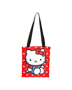 Bolso Hello kitty puntos tela