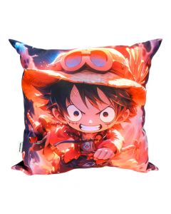 Almohadón cuadrado Naruto chibi