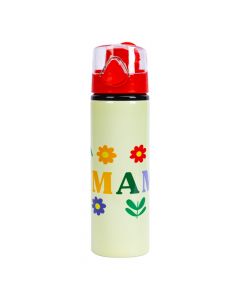 Botella mamá amarilla aluminio