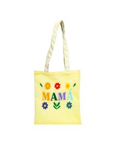 Bolso mamá amarillo polyester