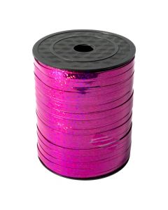 Cinta curling fucsia tornasol