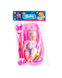 Muñeca bebé con accesorios