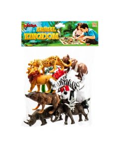 Set de 12 animales plásticos