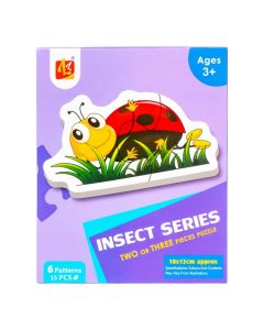 Rompecabezas insectos 15 piezas