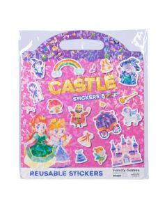 Libro con stickers castillo