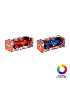 Carro fórmula uno con luz