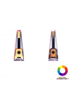 Guitarra plástica estampada