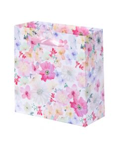 Bolsa de regalo flores multicolor