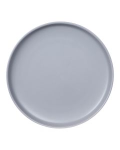 Plato cerámica gris 8 pulg