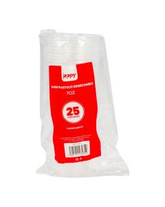 Vasos plásticos 7oz transparentes