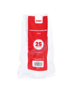 Vasos plásticos 10oz 25und