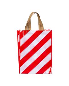 Bolsa navideña franjas