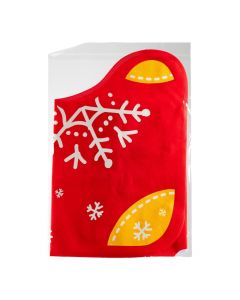 Bolsa bota copos nieve roja