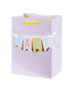 Bolsa de regalo con relieve baby