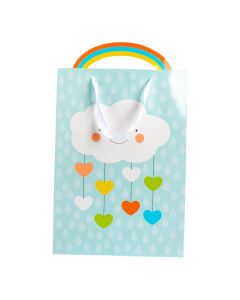 Bolsa de regalo nubes corazones