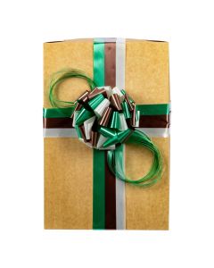 Caja decorada hombre verde