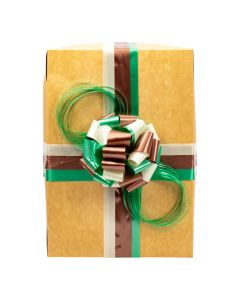 Caja decorada hombre verde