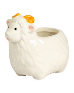 Maceta cerámica diseño oveja