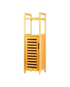 Mueble organizador bambú beige