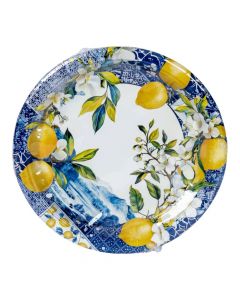 Plato carton estampado citrus chic 8und 7pulg surtido