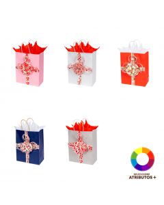 Bolsa corazones mediana