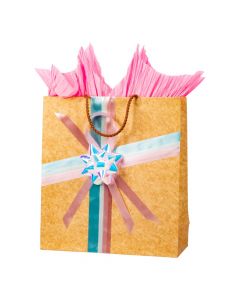 Bolsa decorada baby shower mediana