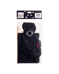 Letrero carton super dad escarchado c/porta fotos 137cm negro