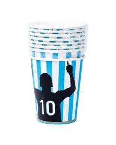 Vaso cartón Messi 8und