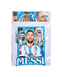 Letrero Messi Happy Birthday