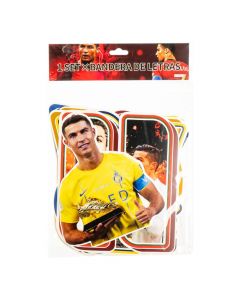 Letrero CR7 cumpleaños