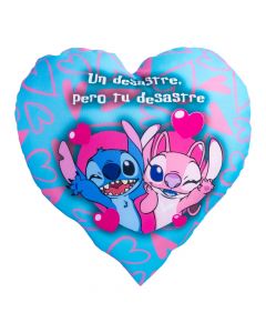 Almohada corazón Stitch tu desastre
