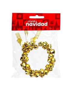 Figura colgante cascabel dorado