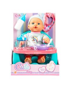 Muñeca bebé con accesorios