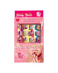 Uñas plásticas press on niñas