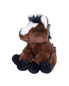 Peluche caballo marrón