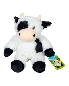 Peluche vaca blanco y negro