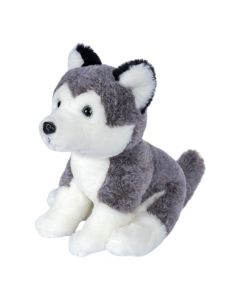 Peluche husky gris 22cm
