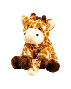 Peluche jirafa marrón y beige