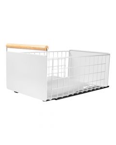 Organizador metálico extraíble blanco