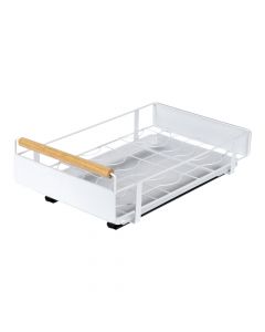 Organizador metálico blanco